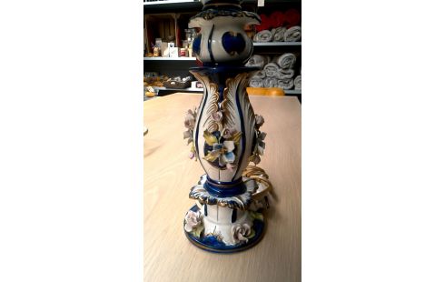 TAFELLAMP CAPO DI MONTE WIT KOBALT