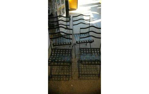 CHAISES PLIANTES METAL