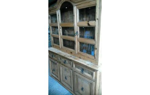 ZWEITILIGER KÜCHENSCHRANK KIEFER