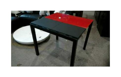 KONSOLE, , TABLETT GLAS ROT DEHNBAR