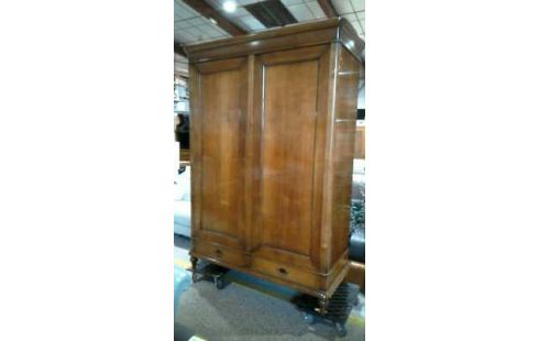 SCHRANK 2 TÜREN / 2 SCHUBLADEN KRISCHBAUM