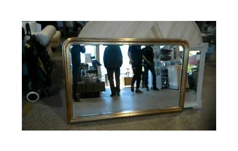 MIROIR BISEAUTE 160*100 CADRE DORE