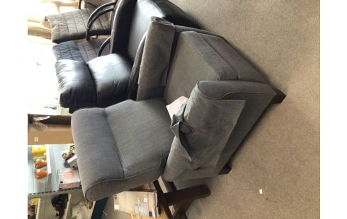 FAUTEUIL IKEA TISSU GRIS