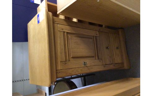 MEUBLE DE RANGEMENT CHÊNE CLAIR 1P 2T