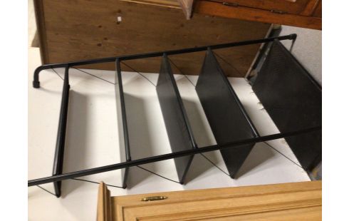 ETAGERE A POSER METAL NOIR