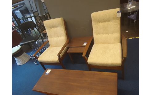 FAUTEUIL ACCOUDOIRS STYLE SCANDINAVE LA PAIRE