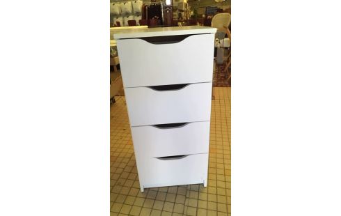 MEUBLE BLANC 4 TIROIRS