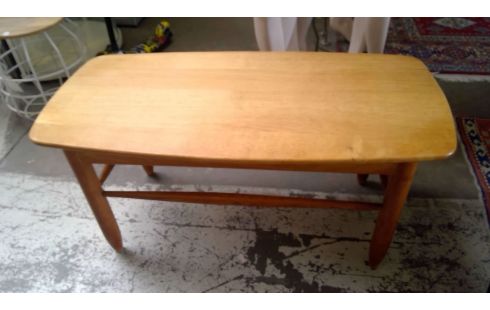 SALONTAFEL VINTAGE JAREN 50 EIK