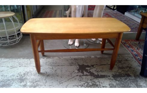 SALONTAFEL VINTAGE JAREN 50 EIK