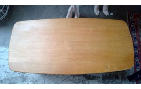 SALONTAFEL VINTAGE JAREN 50 EIK