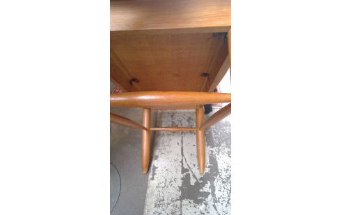 SALONTAFEL VINTAGE JAREN 50 EIK