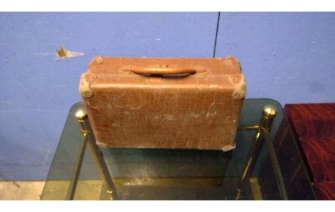 MALLE ANCIENNE MINI BRUN