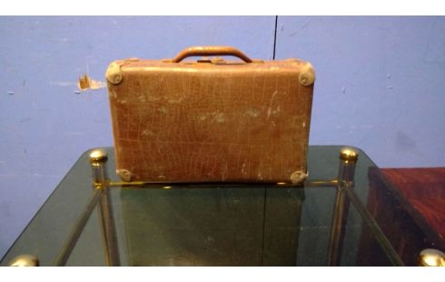 MALLE ANCIENNE MINI BRUN