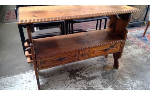 KONSOLENTISCH 2 SCHUBLADEN