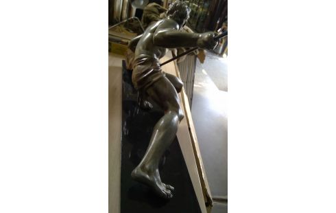 SCULPTUUR METAAL GUSTAVE LOUIS BUCHET