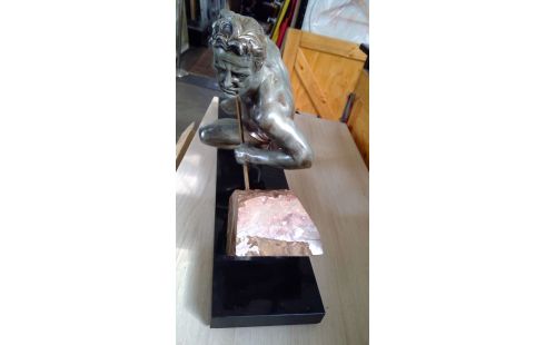 SCULPTUUR METAAL GUSTAVE LOUIS BUCHET