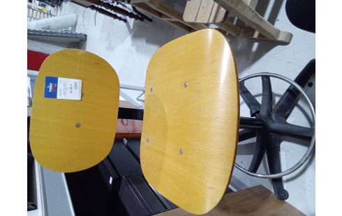 FAUTEUIL DE BUREAU ARCHITECTE HAUT BOIS ET METAL