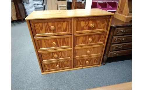 MEUBLE 8 TIROIRS PIN