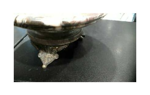 BONBONNIERE NAPOLEON  III BRONZE MARBRE ROSD