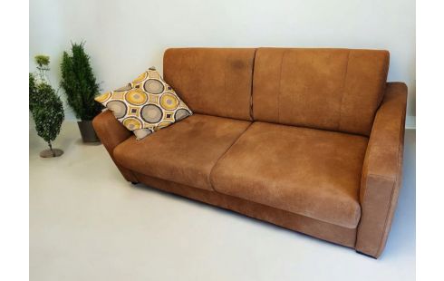 BANQUETTE CONVERTIBLE MODERNE FAUVE VIEILLIT/MARQUE H§H