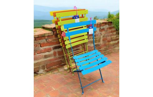 CHAISE DE JARDIN BISTROT FERMOB  PLIABLE