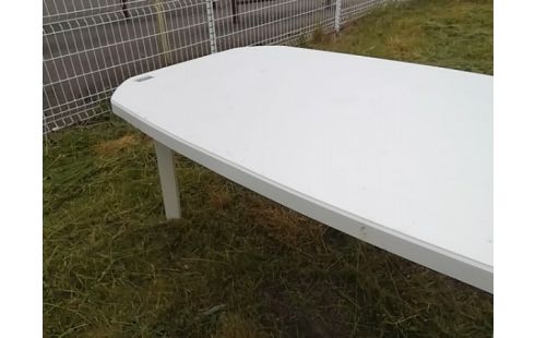 TABLE JARDIN PVC BLANCHE GROSFILLEX