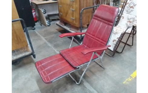 RELAX DE JARDIN SIMILI CUIR SIGNE MAULE