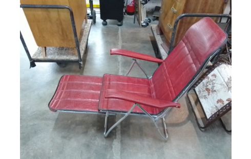 RELAX DE JARDIN SIMILI CUIR SIGNE MAULE