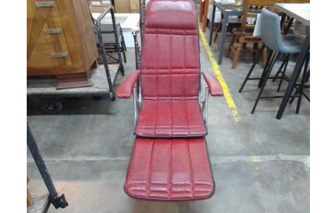 RELAX DE JARDIN SIMILI CUIR SIGNE MAULE