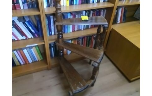 ESCABEAU DE BIBLIOTHEQUE BOIS 3 MARCHES