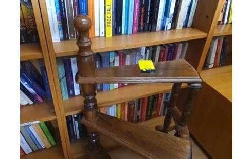 ESCABEAU DE BIBLIOTHEQUE BOIS 3 MARCHES