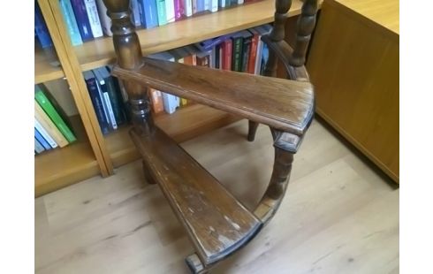 ESCABEAU DE BIBLIOTHEQUE BOIS 3 MARCHES