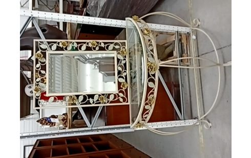 CONSOLE METAL +MIROIR