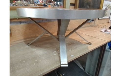 TABLE BASSE CERAMIQUE "LA ROUE VALLAURIS"