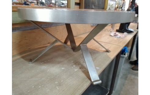 TABLE BASSE CERAMIQUE "LA ROUE VALLAURIS"