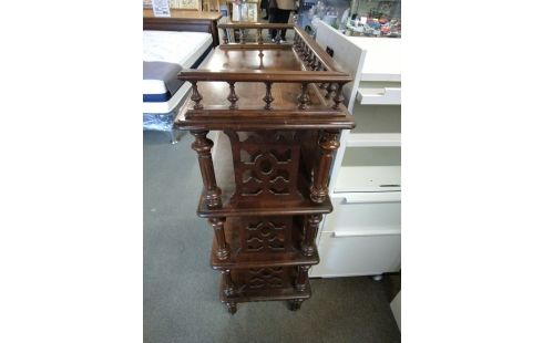 ETAGERE NOYER 4 NIVEAUX