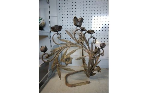 DECORATION FER FORGE FLEURS