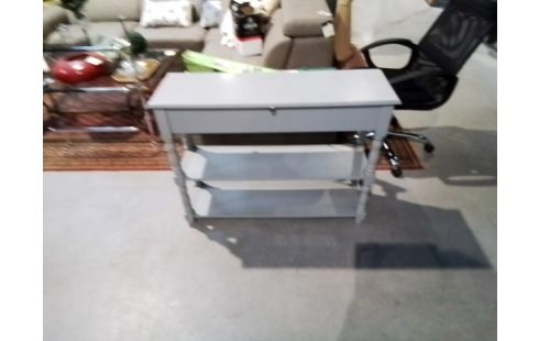 MEUBLE CONSOLE GRISE