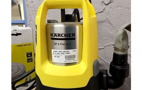 POMPE VIDE KARCHER SP 6 FLAT INOX POMPE VIDE CAVE