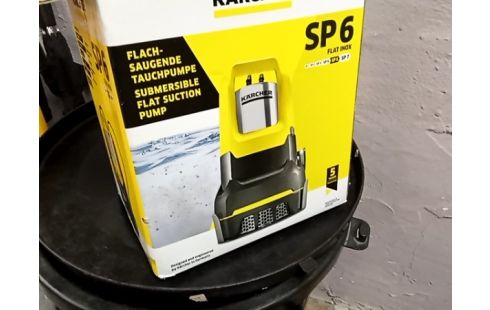 POMPE VIDE KARCHER SP 6 FLAT INOX POMPE VIDE CAVE
