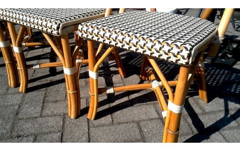 4 CHAISES BISTROT BAMBOU