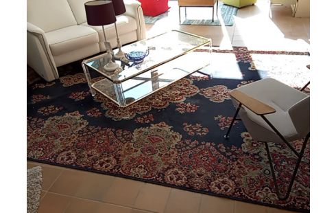 TAPIS BLEU VINTAGE