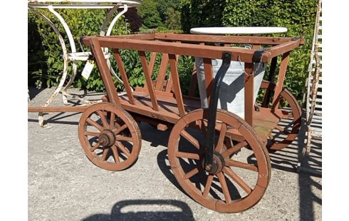 CHARIOT BOIS ANCIENNE