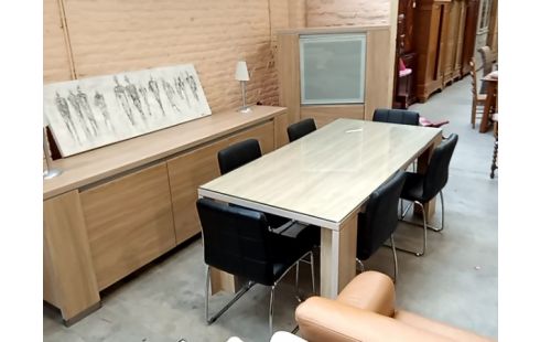 SALLE A MANGER stratifiee claire moderne complete