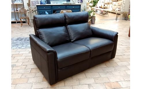 CANAPE cuir 2 brun chateau d'ax 2600eur neuf