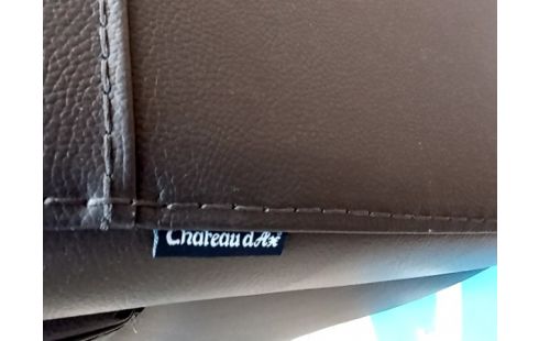 CANAPE cuir 2 brun chateau d'ax 2600eur neuf