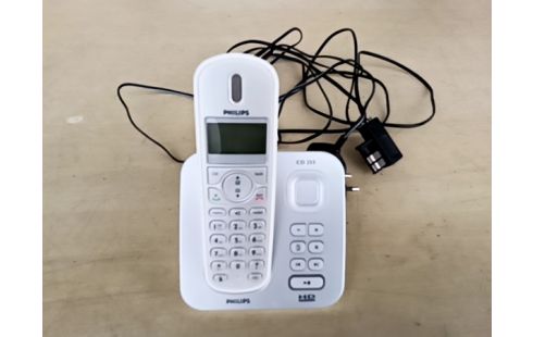 TÉLÉPHONE FIXE PHILIPS RÉPONDEUR + RES