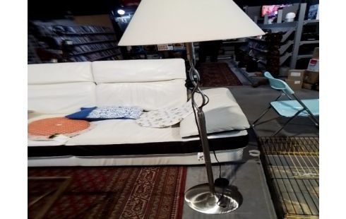 LAMPADAIRE METAL ABAT JOUR BEIGE