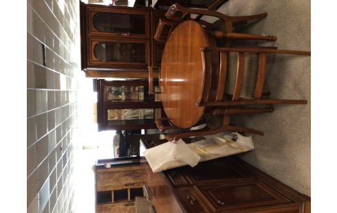 SALLE A MANGER MERISIER TABLE AVEC ALLONGE + 6 CHAISES