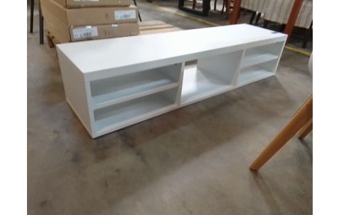 MEUBLE TV TYPE MODERNE MELAMINE BLANC